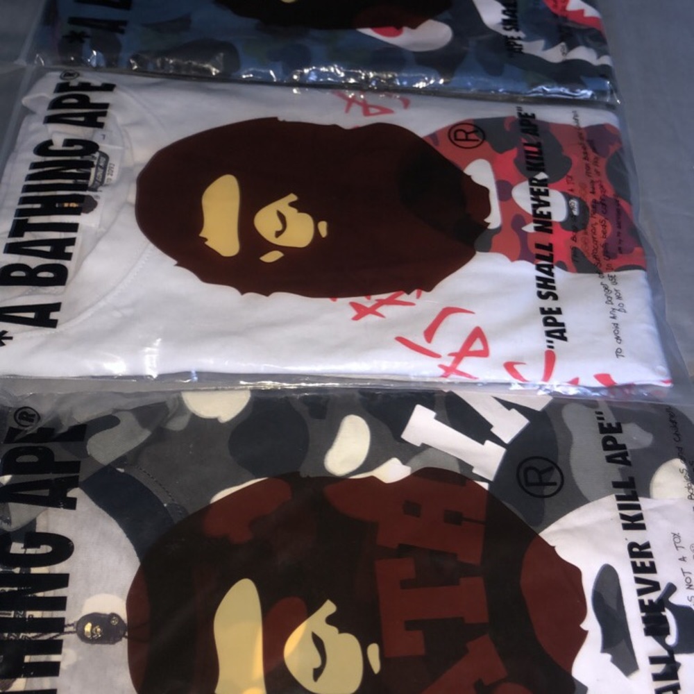 Bape tee shirts